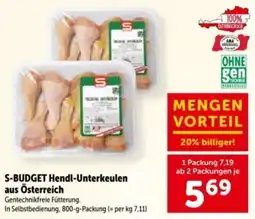 Interspar S-BUDGET Hendl-Unterkeulen Angebot