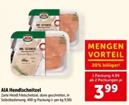 Interspar AIA Hendlschnitzel Angebot