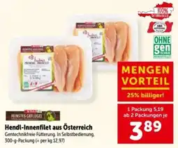Interspar Hendl-Innenfilet aus Österreich Angebot