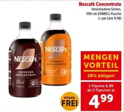 Interspar Nescafe Concentrate Angebot
