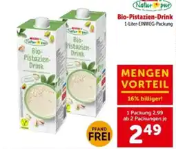 Interspar Natur pur Bio-Pistazien-Drink Angebot