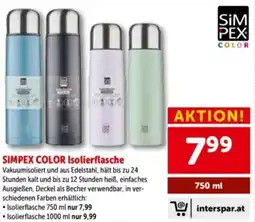 Interspar SIMPEX COLOR Isolierflasche Angebot