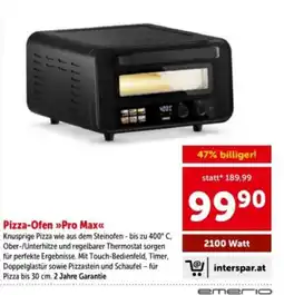 Interspar Pizza-Ofen »Pro Max« Angebot