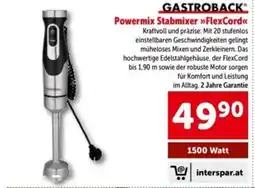 Interspar Gastroback Powermix Stabmixer »FlexCord« Angebot