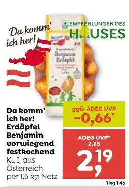 ADEG Erdäpfel Benjamin Angebot