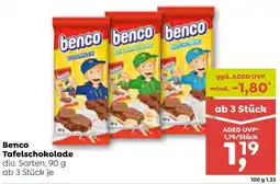 ADEG Benco Tafelschokolade Angebot