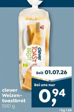 ADEG clever Weizen-toastbrot Angebot