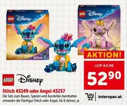 Interspar LEGO Disney Stitch oder Angel Angebot