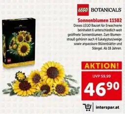 Interspar LEGO BOTANICALS Sonnenblumen 11502 Angebot
