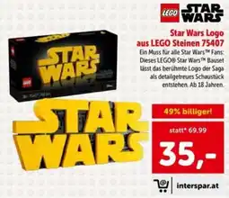 Interspar LEGO Star Wars Logo Angebot