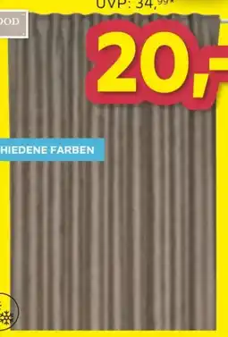 Möbelix James Wood Verdunkelungsvorhang Melinda Angebot