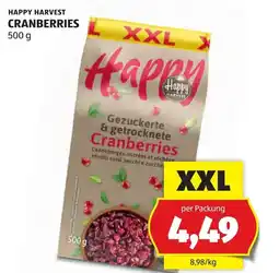 Hofer Happy Harvest Cranberries Angebot
