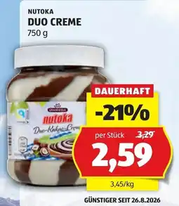 Hofer Nutoka Duo-Kakao-Crem Angebot