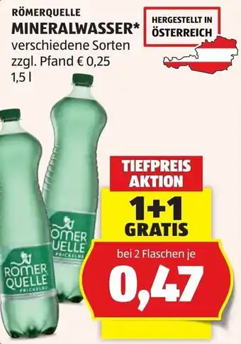 Römerquelle Mineralwasser