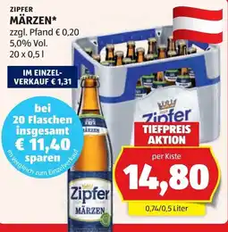 Hofer Zipfer Märzen Angebot