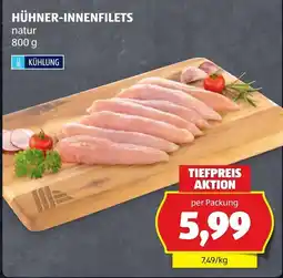 Hofer Hühner-Innenfilets natur Angebot