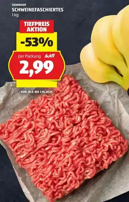 Hofer Sonnhof Schweinefasciertes Angebot