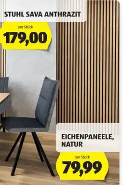 Hofer Stuhl Sava Anthrazit Angebot