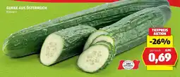 Hofer Gurke aus Österreich Angebot