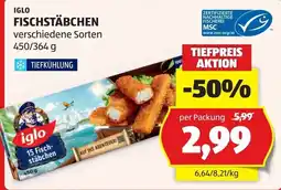 Hofer Iglo Fischstäbchen Angebot