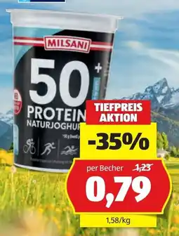 Hofer Milsani 50+ Protein Naturjoghurt Angebot