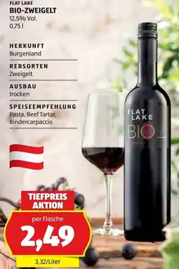 Hofer Flat Lake Bio-Zweigelt Angebot