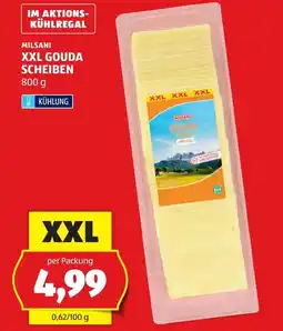 Hofer Milsani XXL Gouda Scheiben Angebot