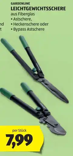 Hofer GARDENLINE LEICHTGEWICHTSSCHERE Angebot