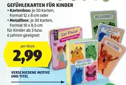 Hofer Gefühlekarten für Kinder Angebot