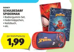 Hofer Disney Schulbedarf Spiderman Angebot