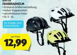 Hofer Ride+Go Fahrradhelm Angebot