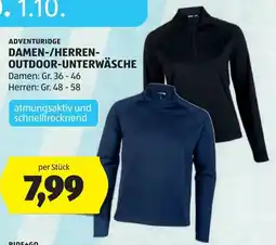Hofer Adventuridge Damen-/Herren-Outdoor-Unterwäsche Angebot