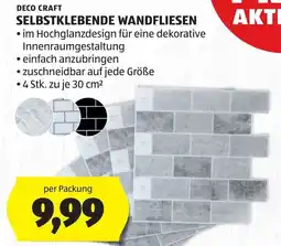 Hofer Deco Craft Selbstklebende Wandfliesen Angebot