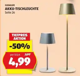 Hofer Casalux Akku-Tischleuchte Angebot