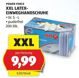 Hofer Power Force XXL Latex-Einweghandschuhe Angebot
