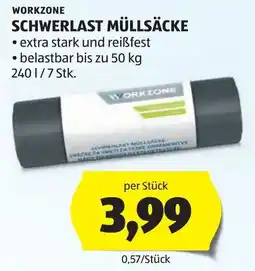 Hofer Workzone Schwerlast Müllsäcke Angebot