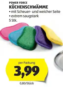 Hofer Power Force Küchenschwämme Angebot