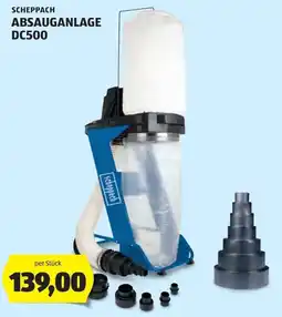 Hofer Scheppach Absauganlage DC500 Angebot