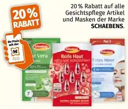 Müller Schaebens Gesichtspflege Artikel und Masken Angebot