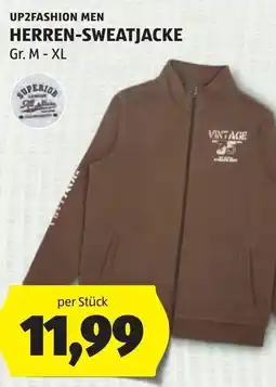 Hofer UP2FASHION MEN HERREN-SWEATJACKE Angebot