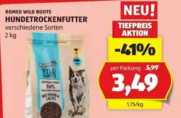 Hofer Romeo Wild Roots Hundetrockenfutter Angebot