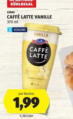 Hofer Emmi Caffè Latte Vanille Angebot