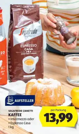 Hofer Segafredo Zanetti Kaffee Angebot