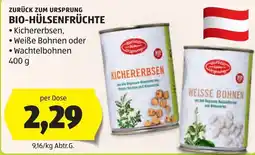 Hofer Zurück zum Ursprung Bio-Hülsenfrüchte Angebot