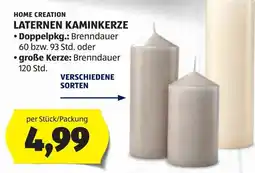Hofer Home Creation Laternen Kaminkerze Angebot