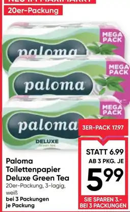 Maximarkt Paloma Toilettenpapier Deluxe Green Tea Angebot