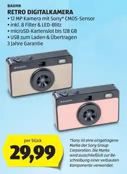 Hofer Bauhn Retro Digitalkamera Angebot