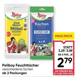 Maximarkt Poliboy Feuchttücher Angebot