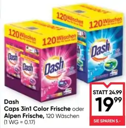 Maximarkt Dash Caps 3in1 Color Frische oder Alpen Frische Angebot