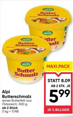 Maximarkt Alpi Butterschmalz Angebot